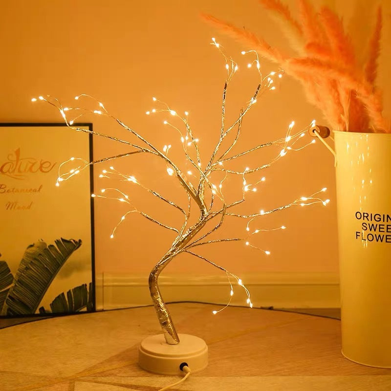 Luce a filo di rame a LED per camera da letto