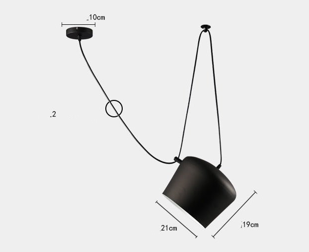 Lampadario moderno per ristorante, lampada a LED per finestra, lampadario Snare