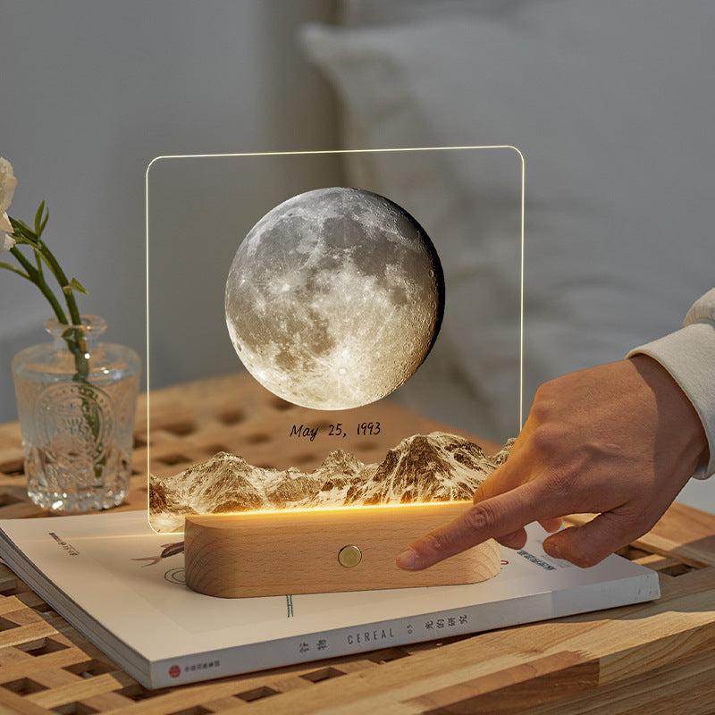 Decorazione della luna regalo
