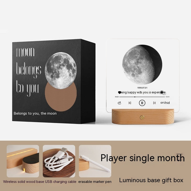 Decorazione della luna regalo