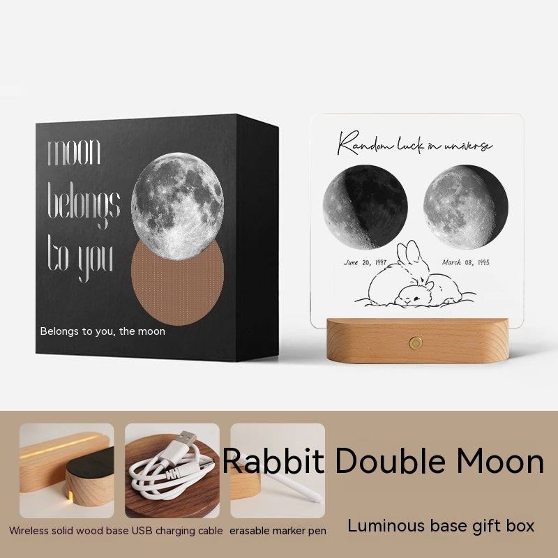 Decorazione della luna regalo