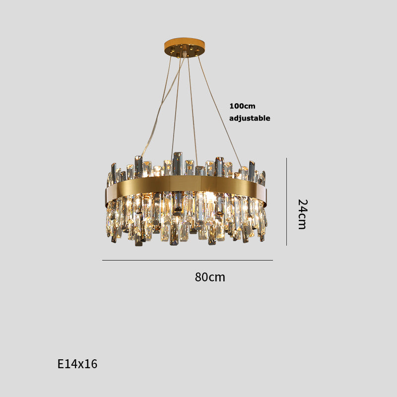 Lampadario di cristallo Luci soggiorno semplici
