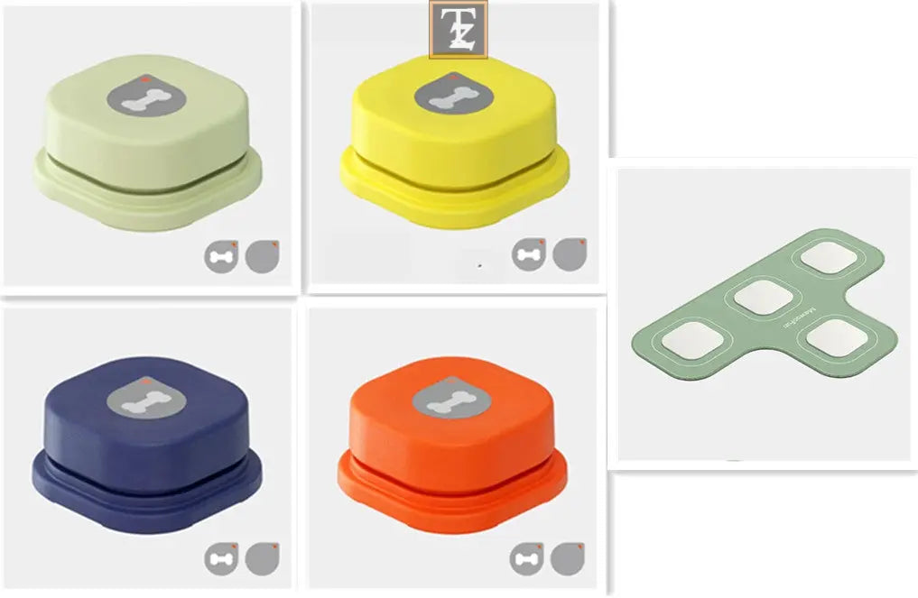 4 Colors Pet Communication Button One-click Prevent Physical Inactivity Recordable Dog Talking Button Toy Cat Toy Pet Products