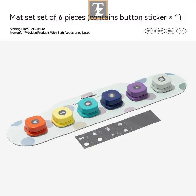 4 Colors Pet Communication Button One-click Prevent Physical Inactivity Recordable Dog Talking Button Toy Cat Toy Pet Products