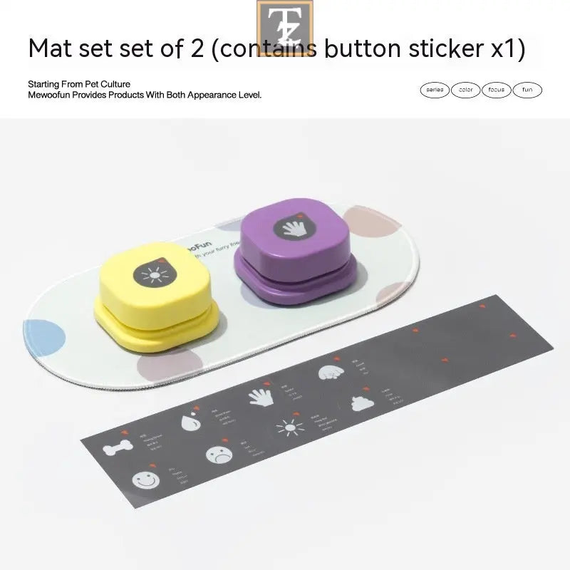 4 Colors Pet Communication Button One-click Prevent Physical Inactivity Recordable Dog Talking Button Toy Cat Toy Pet Products