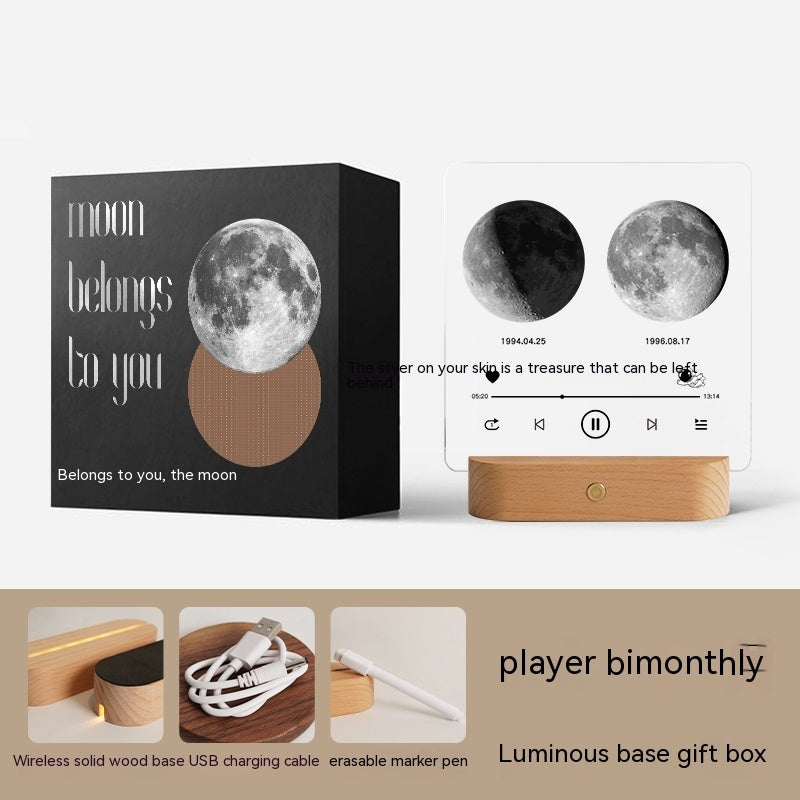 Decorazione della luna regalo