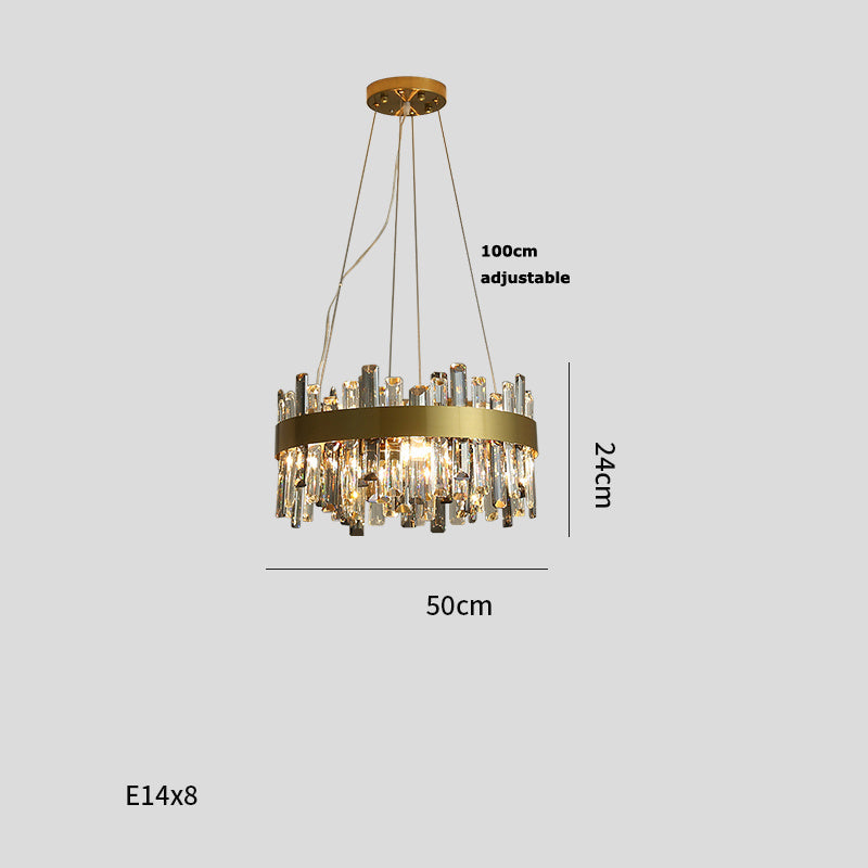 Lampadario di cristallo Luci soggiorno semplici