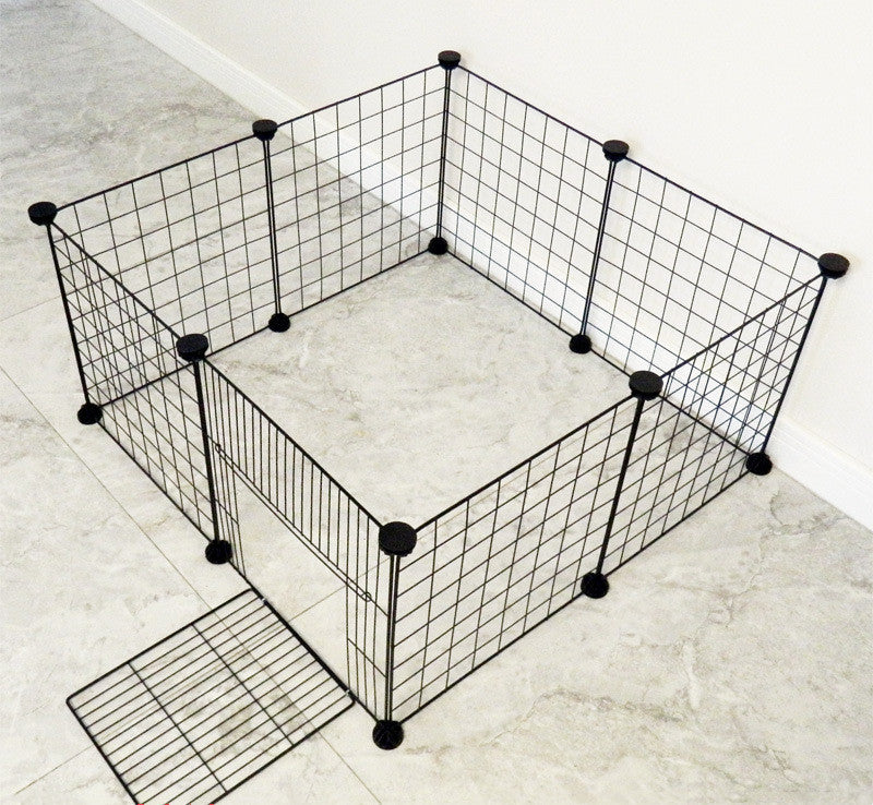 Splicing Teddy door rabbit fence Routine Essentials Studio