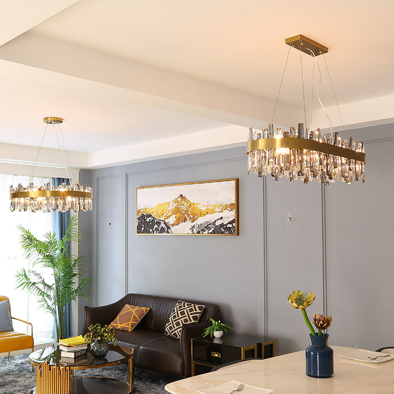 Lampadario di cristallo Luci soggiorno semplici