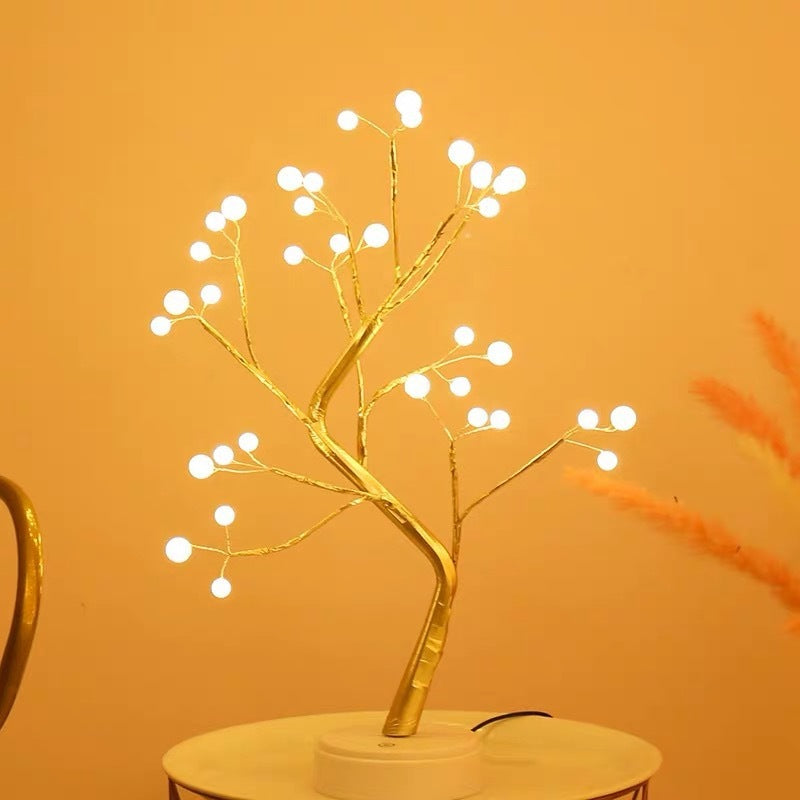 Luce a filo di rame a LED per camera da letto