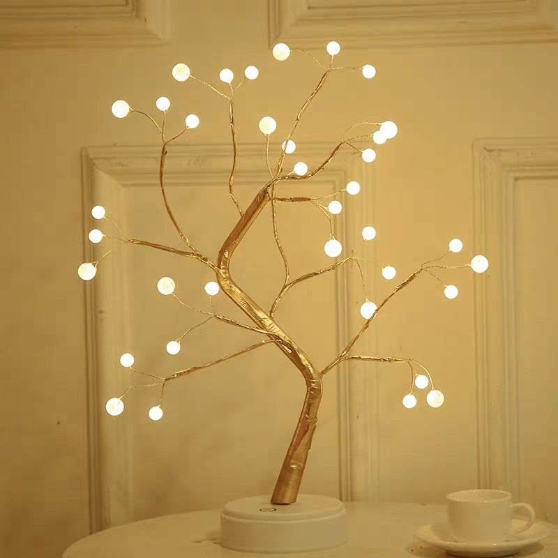 Luce a filo di rame a LED per camera da letto