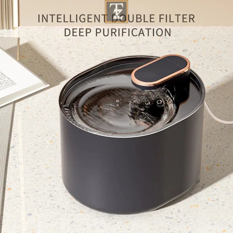 Automatic Pet Cat Water Fountain Mute Water Feeder Bowl USB Charge Auto Electric Feeder Pet Drinking Dispenser For Cat Dog Pet Products