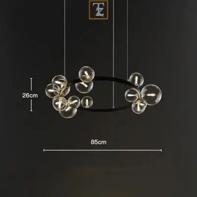 Bedroom Light Dining Room Glass Ball Chandelier Routine Essentials Studio