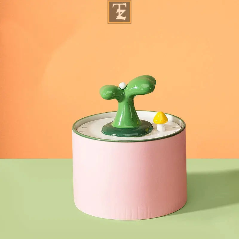 Cat Drinking Fountain