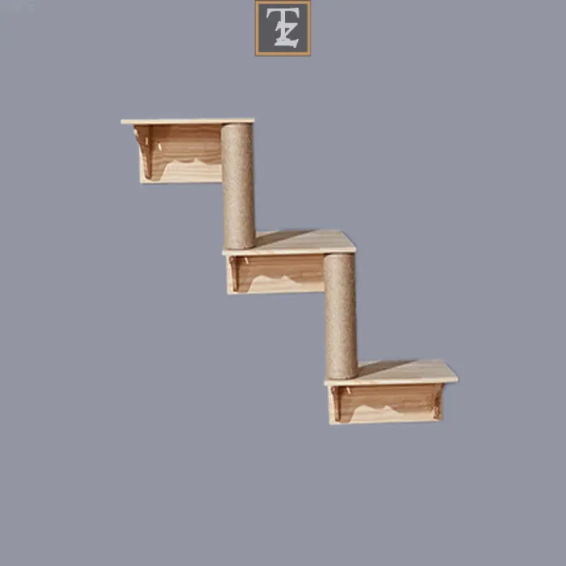Cat climbing frame solid wood