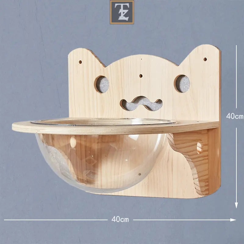 Cat climbing frame solid wood