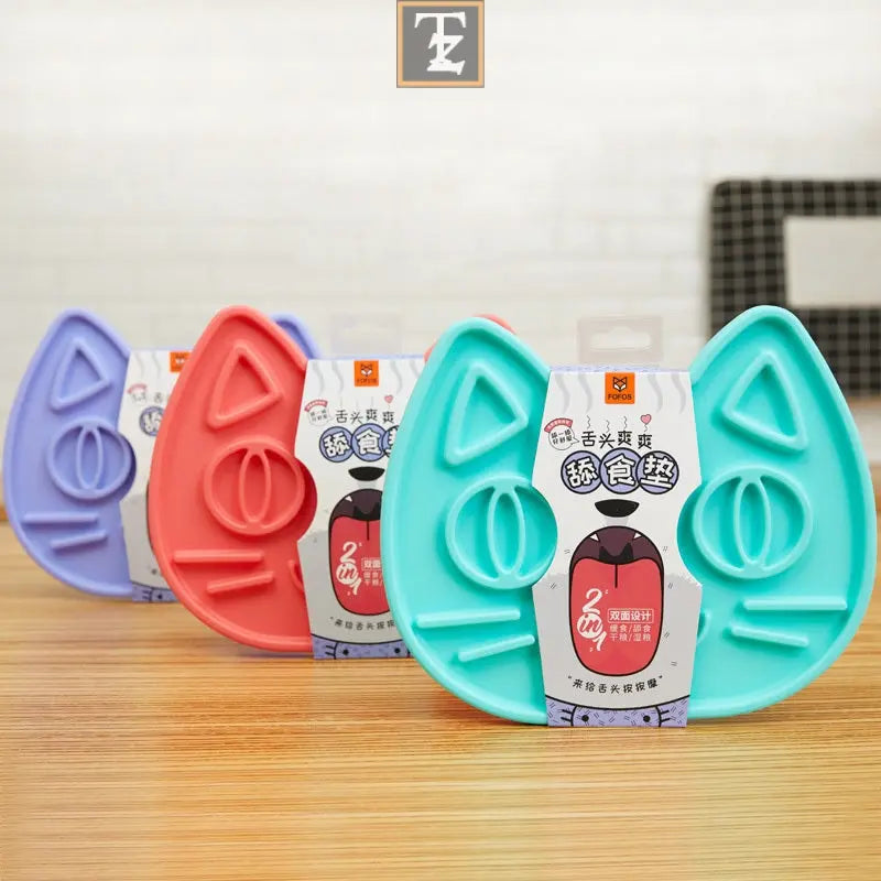 Dog Double-Sided Licking Pad Slow Food Bowl Dog Lick Mat