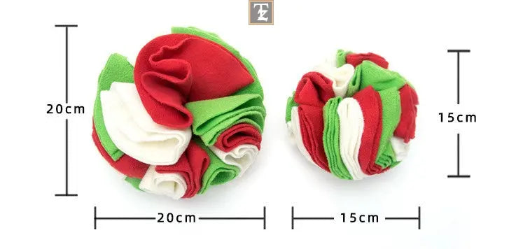 Dog Sniffing Training Blanket Snuffle Ball Mat Detachable Pads Puzzle Toy Pet Supplies For Dogs Cats