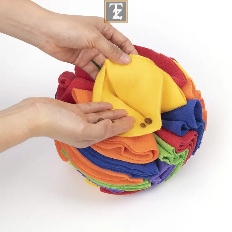 Dog Sniffing Training Blanket Snuffle Ball Mat Detachable Pads Puzzle Toy Pet Supplies For Dogs Cats
