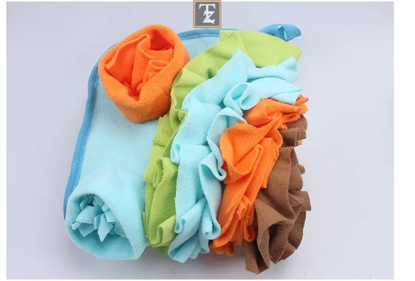 Dog Sniffing Training Blanket Snuffle Ball Mat Detachable Pads Puzzle Toy Pet Supplies For Dogs Cats