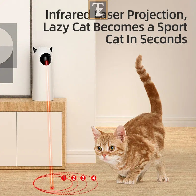 Electric Automatic Infrared Cat Teaser Toys