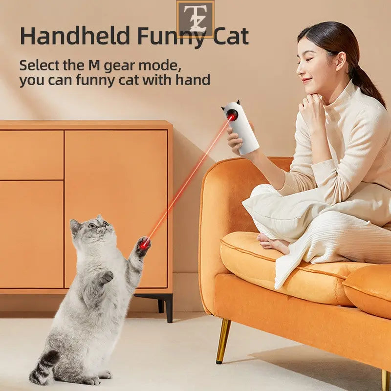 Electric Automatic Infrared Cat Teaser Toys