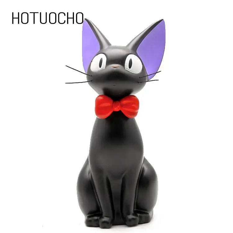 Hotuocho Black Cat Saving Box Animal Figurines Money Box Animal Coin Bank Home Decor Modern Style Piggy Bank Figurines Kids Gift