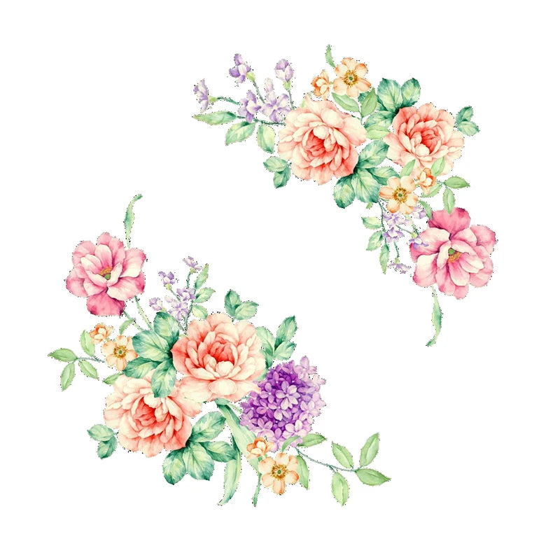 Peony Flowers Wall Stickers Home Decor Wallpaper Removable Vinyl Art Decals For Kids Living Room Toilet Fridge Decoration Poster