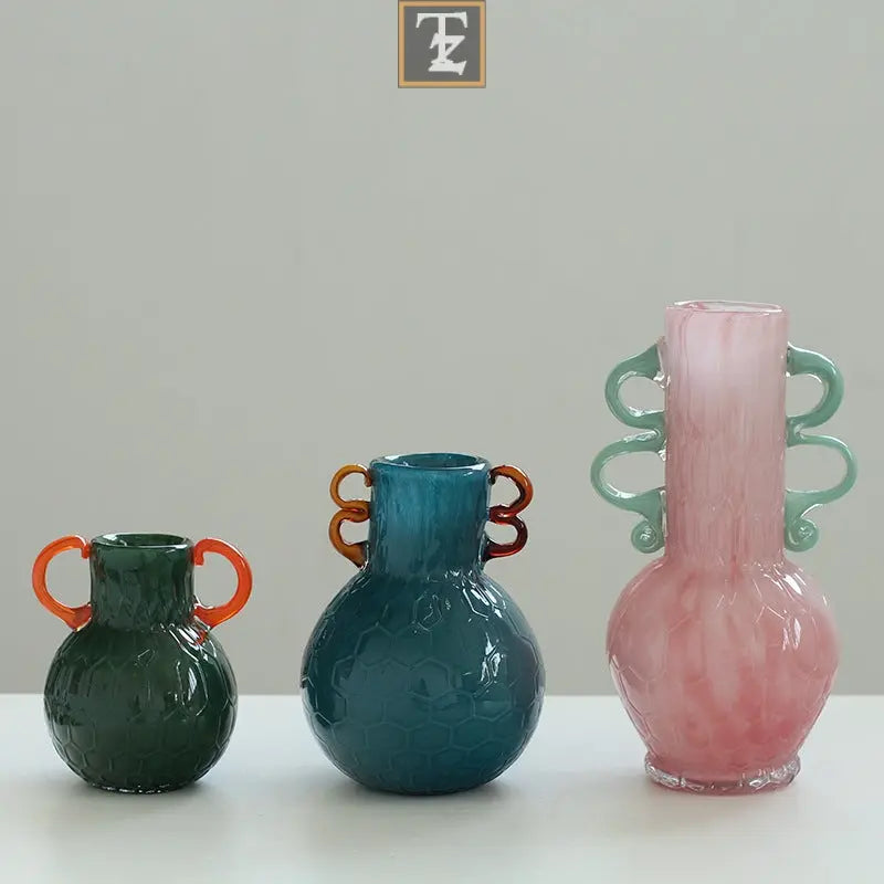 Hallway Soft Outfit Countertop Decoration Colorful Vase
