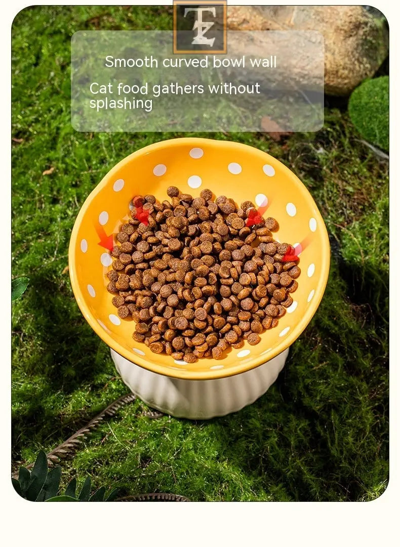 High Foot Protection Anti Roll Pet Products Cat Bowls