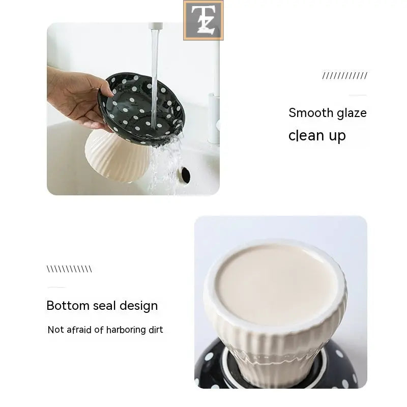 High Foot Protection Anti Roll Pet Products Cat Bowls