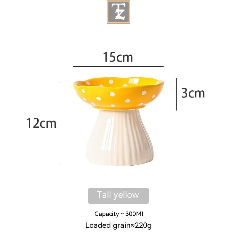 High Foot Protection Anti Roll Pet Products Cat Bowls