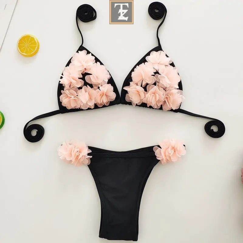 Intarsia sexy bikini