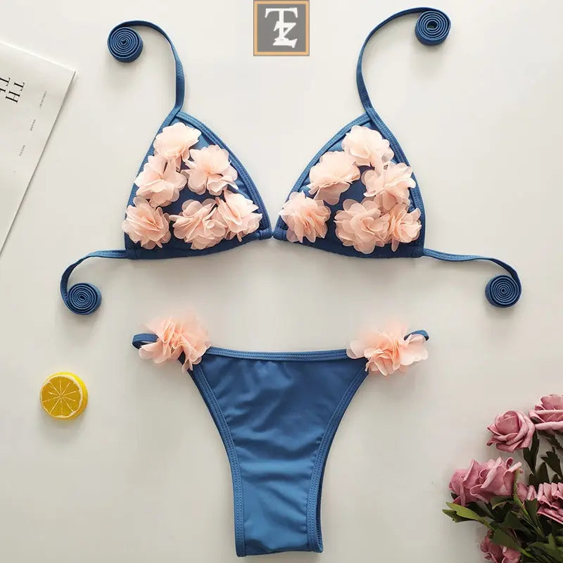 Intarsia sexy bikini