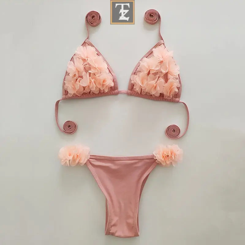 Intarsia sexy bikini