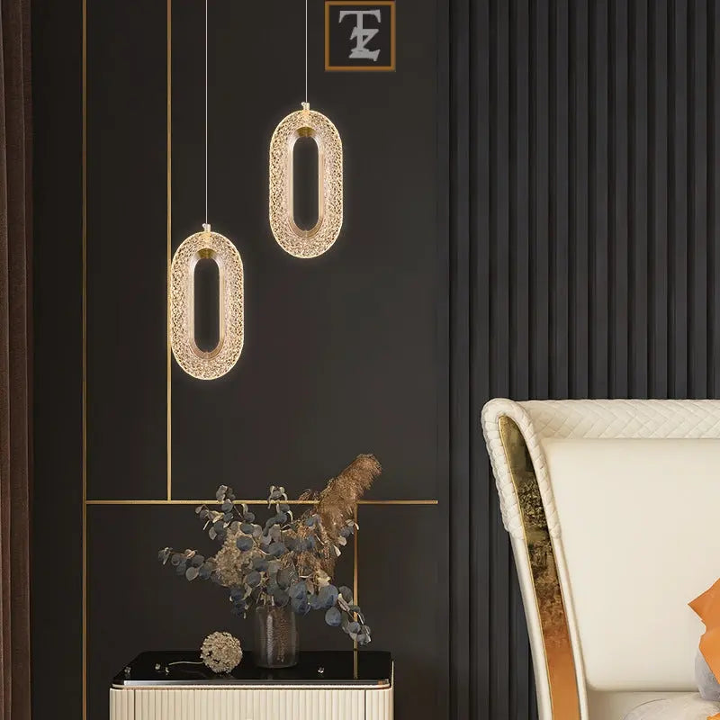 Light Luxury Postmodern Extremely Simple Head Small Chandelier Routine Essentials Studio