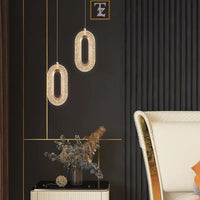 Light Luxury Postmodern Extremely Simple Head Small Chandelier Routine Essentials Studio