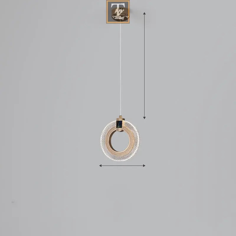 Light Luxury Postmodern Extremely Simple Head Small Chandelier Routine Essentials Studio