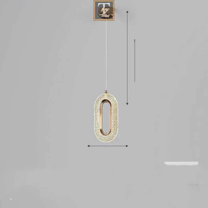 Light Luxury Postmodern Extremely Simple Head Small Chandelier Routine Essentials Studio