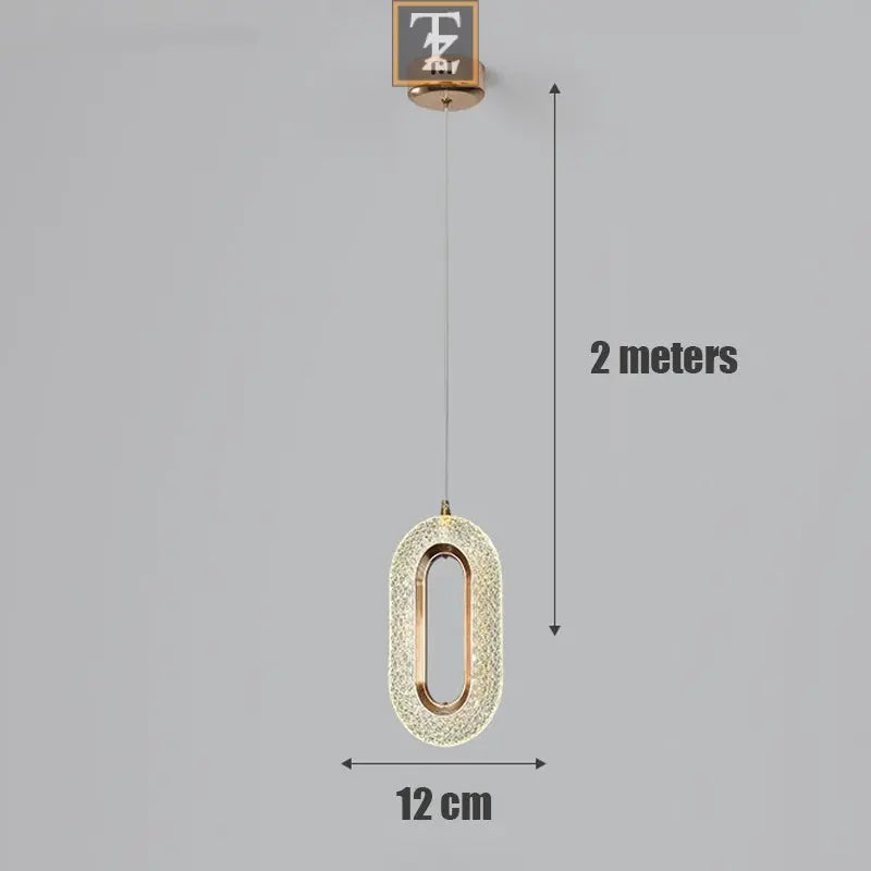 Light Luxury Postmodern Extremely Simple Head Small Chandelier Routine Essentials Studio