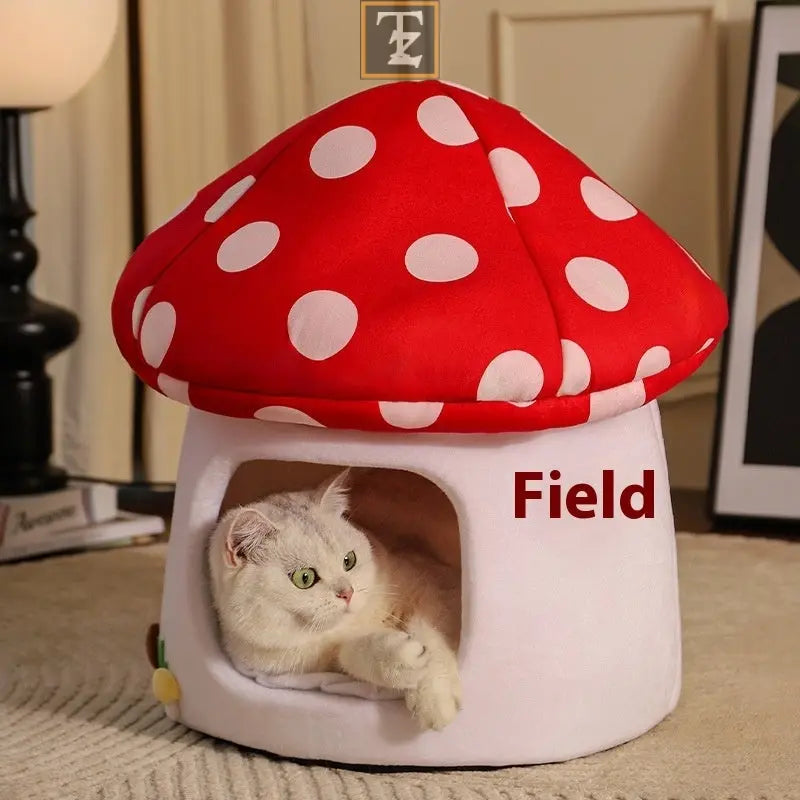 Mushroom Cat Bed