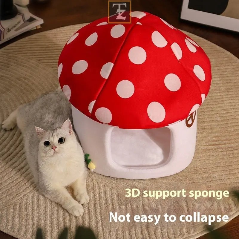 Mushroom Cat Bed