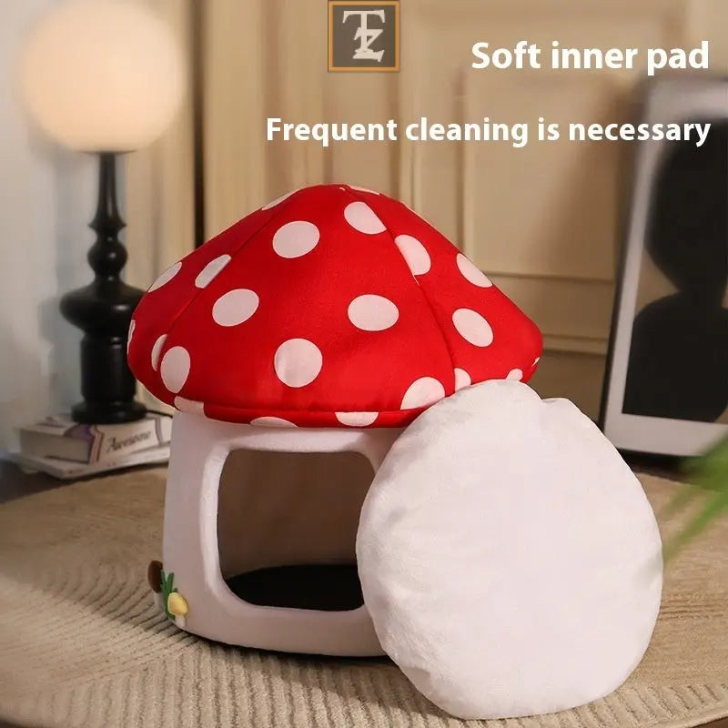 Mushroom Cat Bed