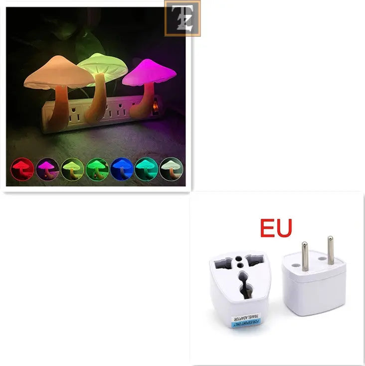 Mushroom Wall Socket Lamp