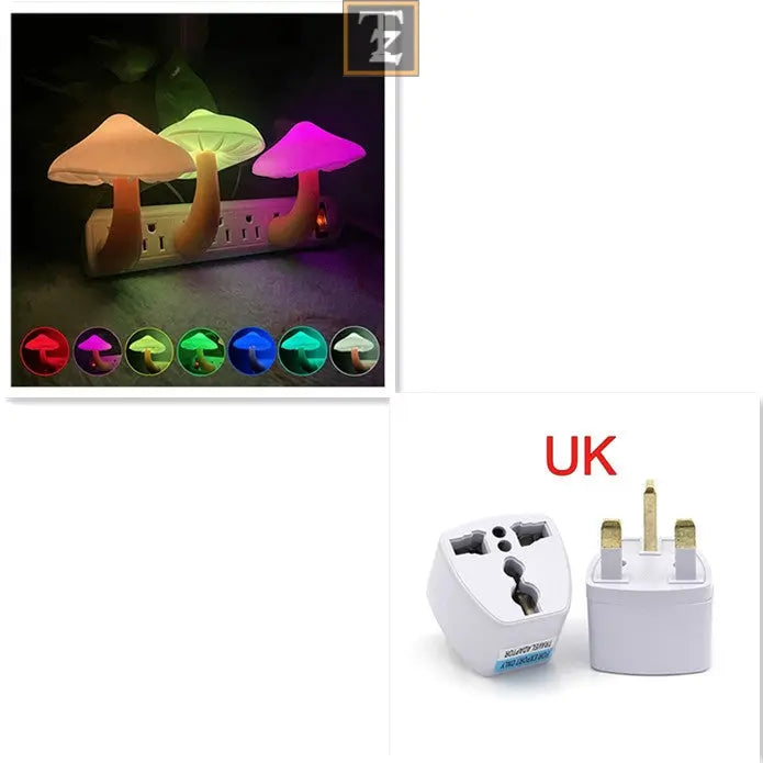 Mushroom Wall Socket Lamp