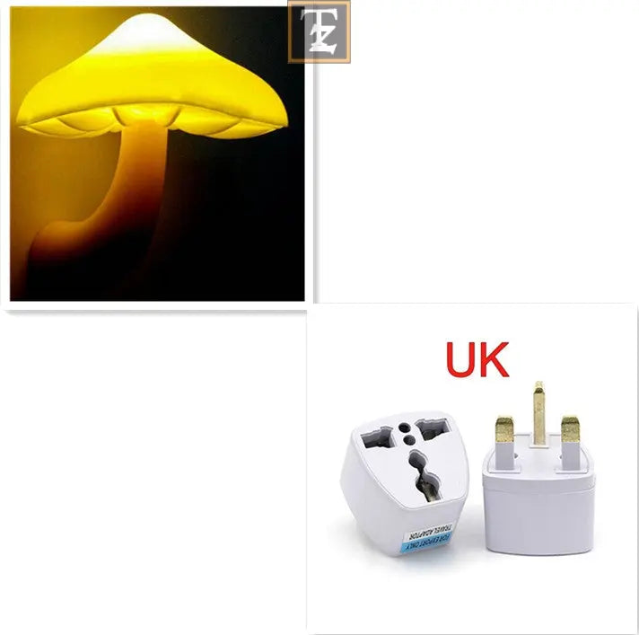 Mushroom Wall Socket Lamp