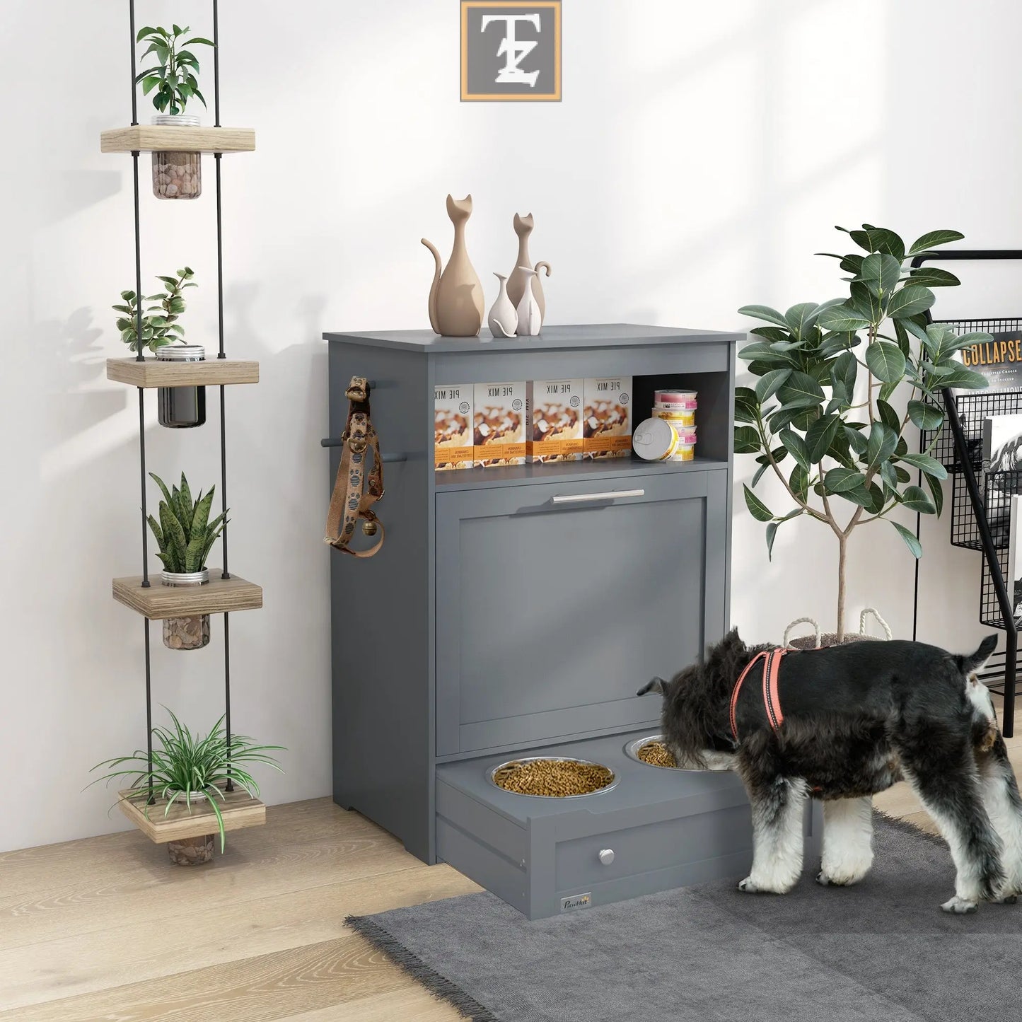 Pet Feeder Food Storage