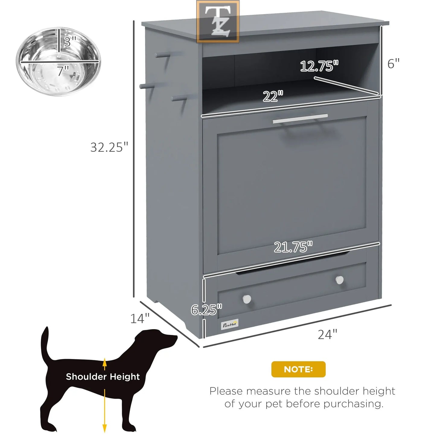 Pet Feeder Food Storage