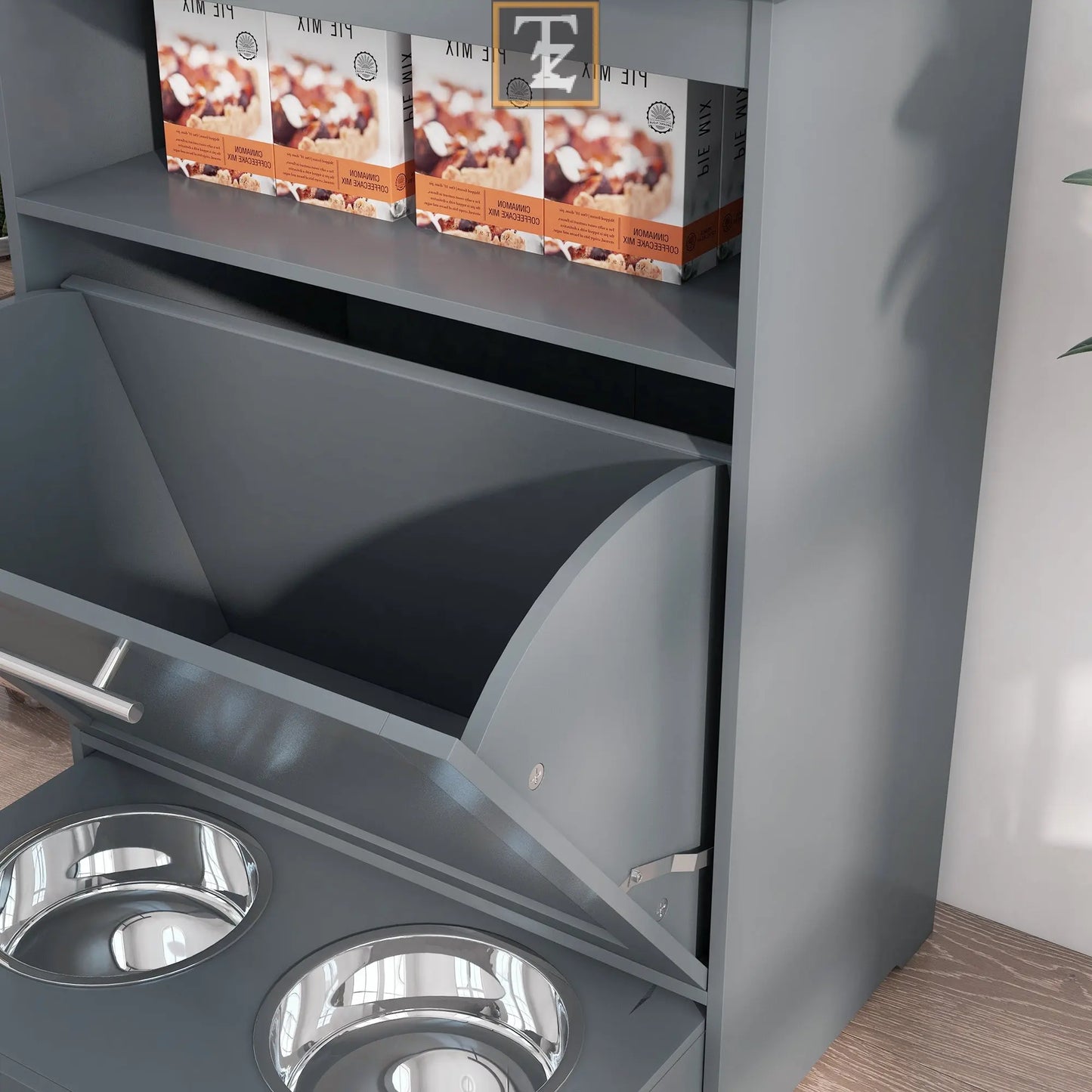 Pet Feeder Food Storage