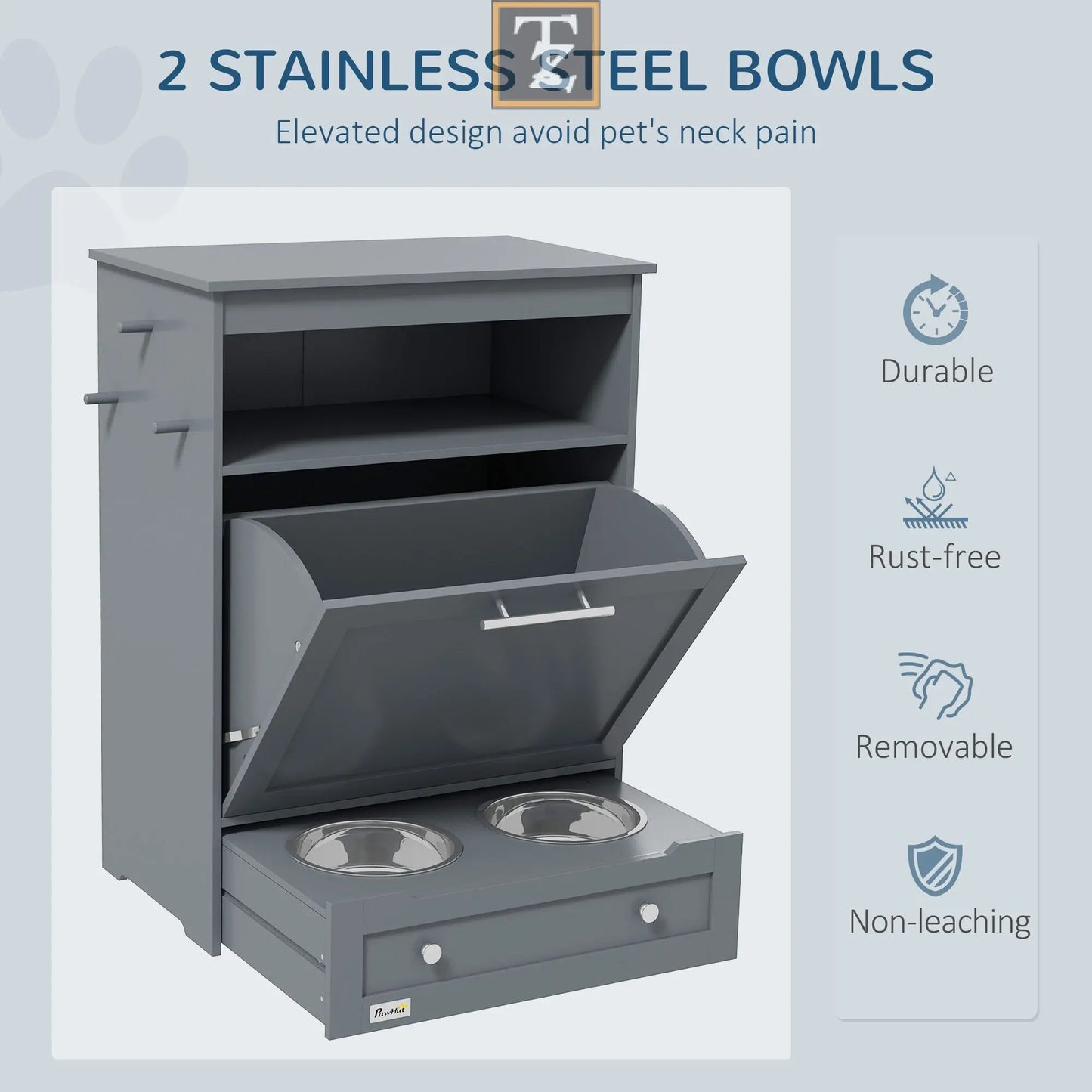 Pet Feeder Food Storage
